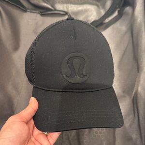 Lululemon Athletica Black Logo Cap